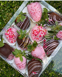 Caja de Fresas con chocolate